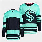Men's Seattle Kraken Blank Ice Blue 2022-23 Reverse Retro Stitched Jersey Dzhi,baseball caps,new era cap wholesale,wholesale hats